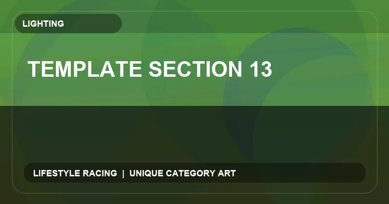 Template Section 13